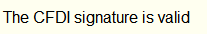 Is signature valid