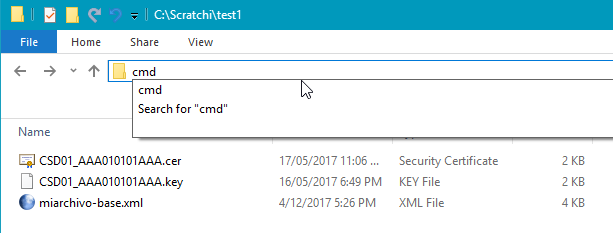 Open command-line