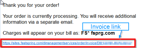 invoice link