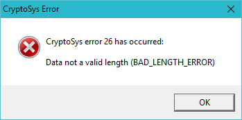 Error 26